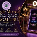 Magic Mirror Photo Booth Bengaluru for luxury weddings and corporate events by Instant Photo Booth