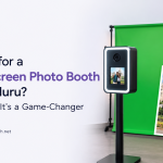 Green Screen Photo Booth in Bengaluru set up at a corporate event